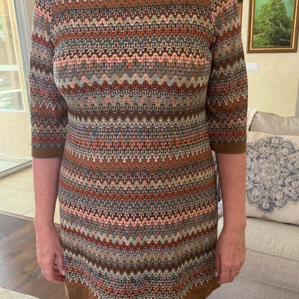 Multicolored pretty fall dress